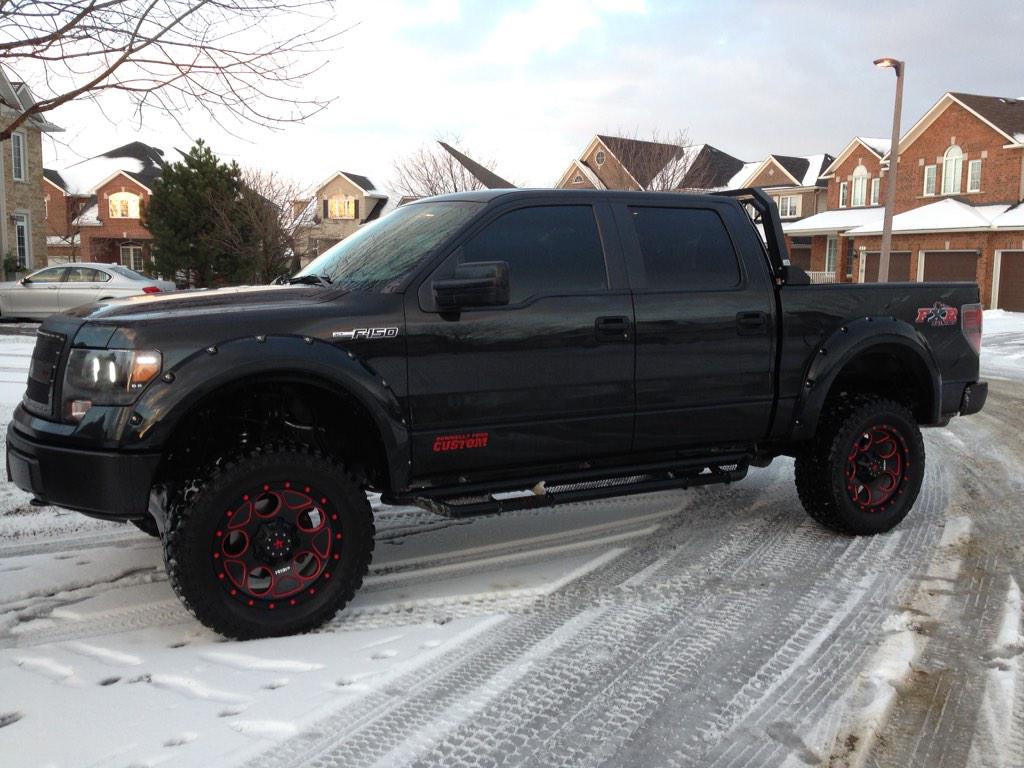 CurtisLazar95's tweet photo. Beyond excited for my partnership with @DonnellyFord1 huge thanks for setting me up with this beauty! #customtrucks http://t.co/WyFPRRy2CC