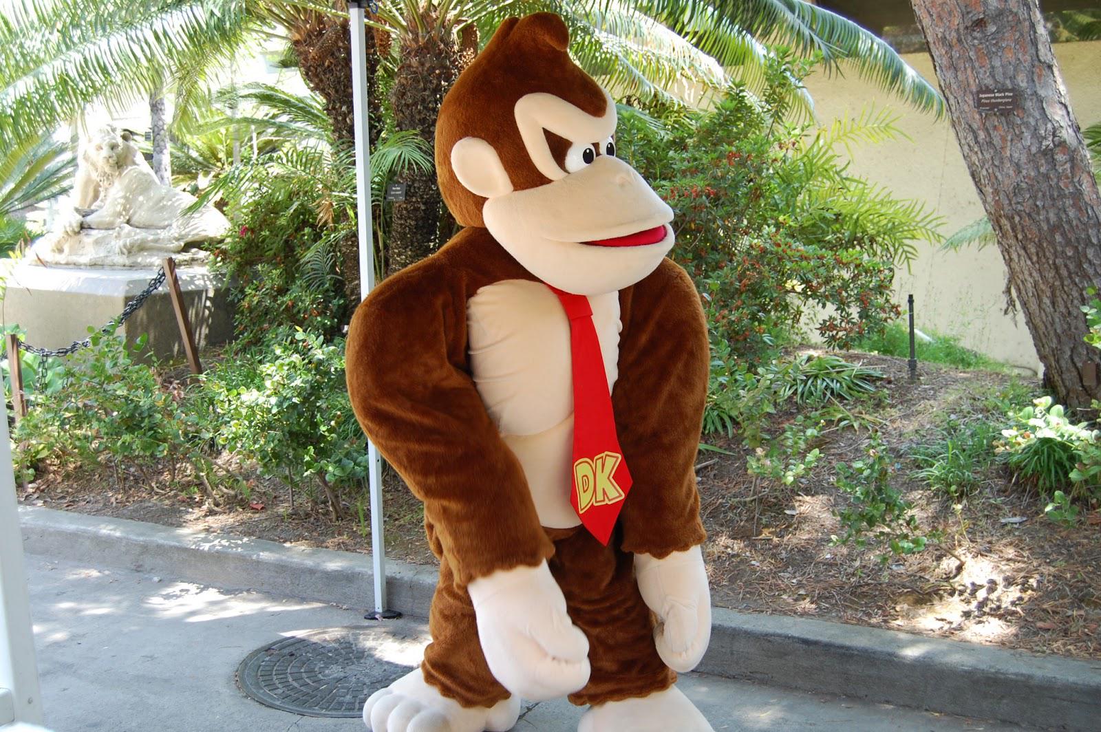 donkey kong mascot costume