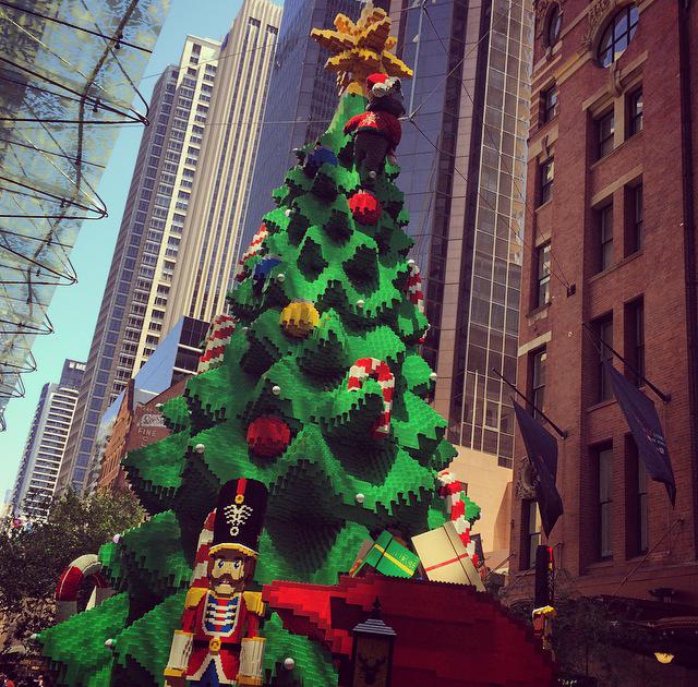 StGeorgeBank's tweet photo. 3 weeks till Christmas! The count is officially on #ChristmasCountdown #legotree http://t.co/APX9bnbzEN