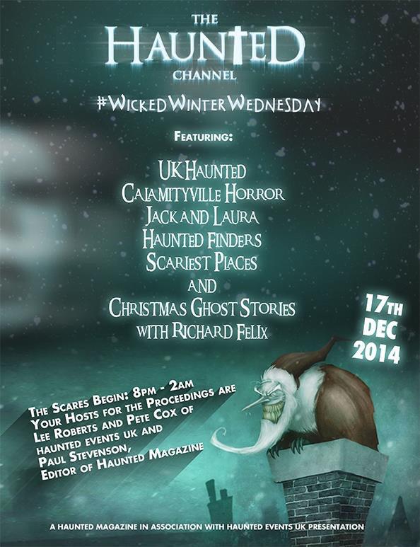 HauntedLIVE_'s tweet image. Will YOU be joining us? #WICKEDWINTERWEDNESDAY RT and spread the word. Let's get this trending.