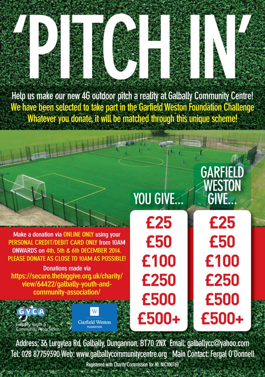 The #TBGchallenge  kicks of at 10am tomorrow-get behind us &amp; have your donations doubled bit.ly/1y6kw2q