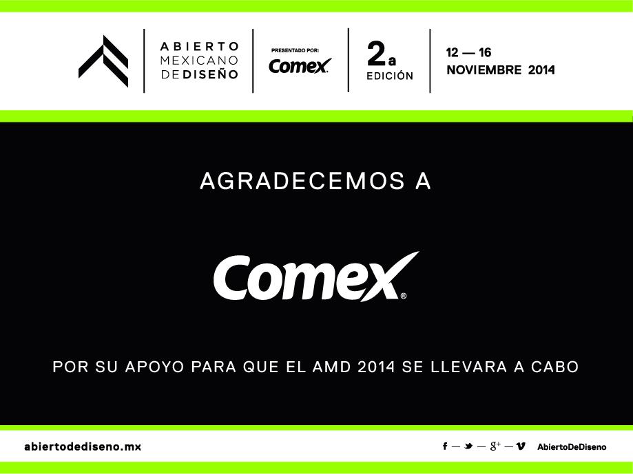 PinturasComex's tweet photo. RT @AbiertoDeDiseno: Agradecemos a @PinturasComex por ser parte del AMD 2014.
#AMD2014 #ProcesosAMD http://t.co/c6rrS4idKy