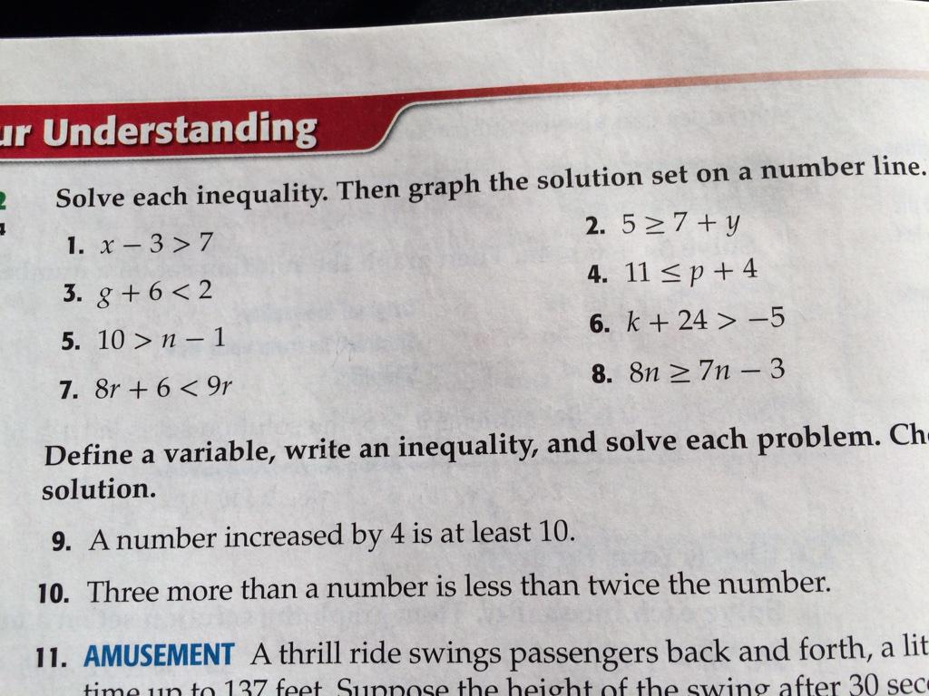 MrLeeAlgebra's tweet image. #alg2 #ag3 #alg4 hw due Friday pg 286:1-6 must graph