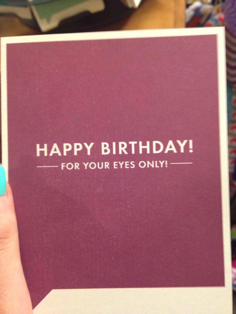 OMG!! This card is  Only for the birthday boy eyes  Happy Birthday Karan Patel! 