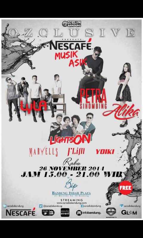 Brandonator_TNG's tweet photo. RT @brandonicholas: Bandung! Jangan lupa ya besok kita ketemuan di BIP jam 2 siang!!  http://t.co/bAoGrzNLaI
