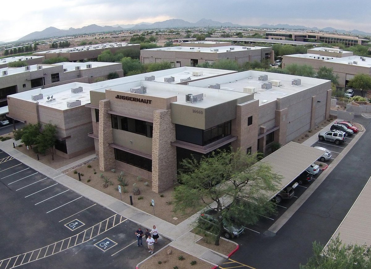 JuggDef's tweet image. DJI Phantom 2 Photos of the new Juggernaut Building! @HerbRubens @JuggDef @DJIGlobal