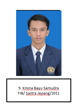 PEMIRAUB15's tweet photo. #PENGUMUMAN DAFTAR CALON SEMENTARA
DPM UB 
9. Krisna Bayu Samudra
FIB/ Sastra Jepang/2011 http://t.co/tqYsZAmZs9