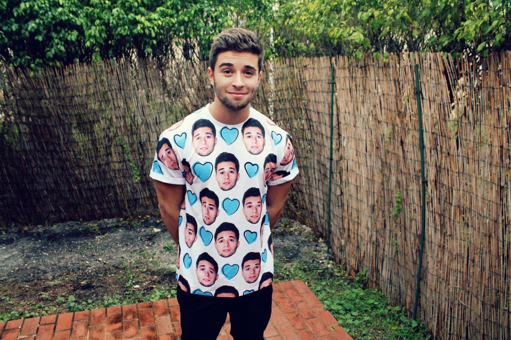 I feel like a douche in this shirt lol but get one at jakemiller.com cause theyre awesome.. just not on me 😂