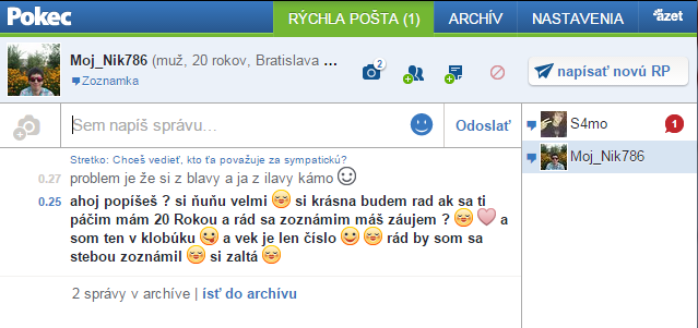 Crazy Zoznamka správy