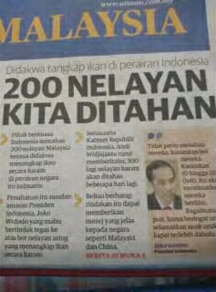 Pertama kali terjadi sejak 69 tahun Indonesia merdeka. 

utusan.com.my/berita/nasiona…