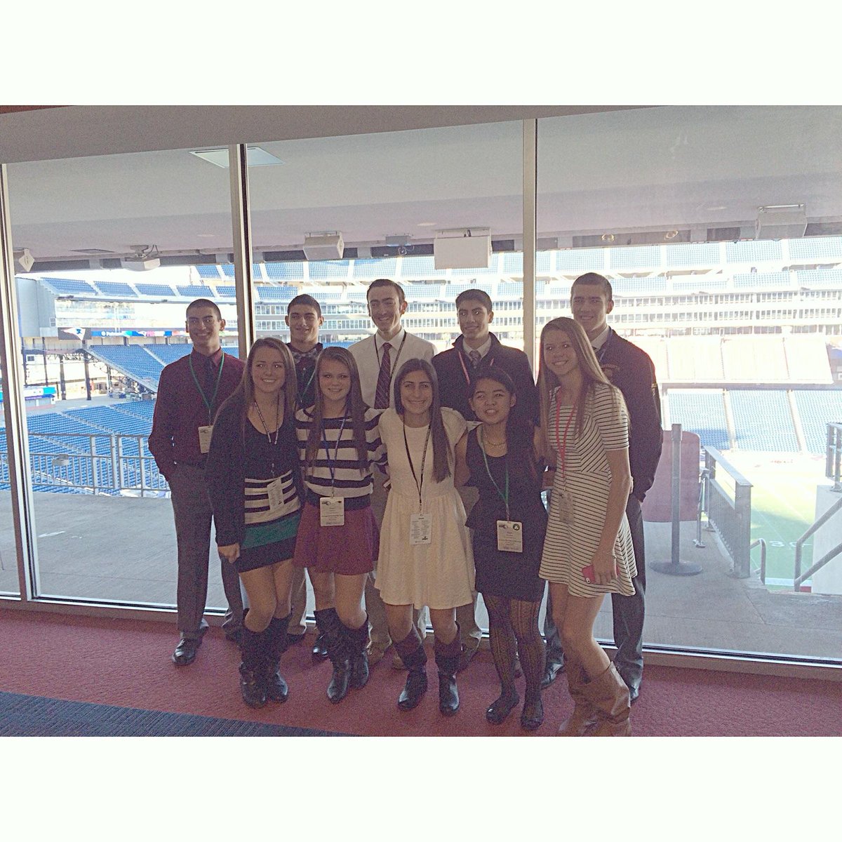 WHS Student Athletes at the MIAA Sportsmanship conference at Gillette!