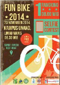 _ER2013's tweet photo. Yuk ikutan fun bike berhadiah dan Rengking 1 pada tgl 23 nov 2014 yg berlokasi di Universitas Andalas. @infoSumbar http://t.co/upibEkKQIv