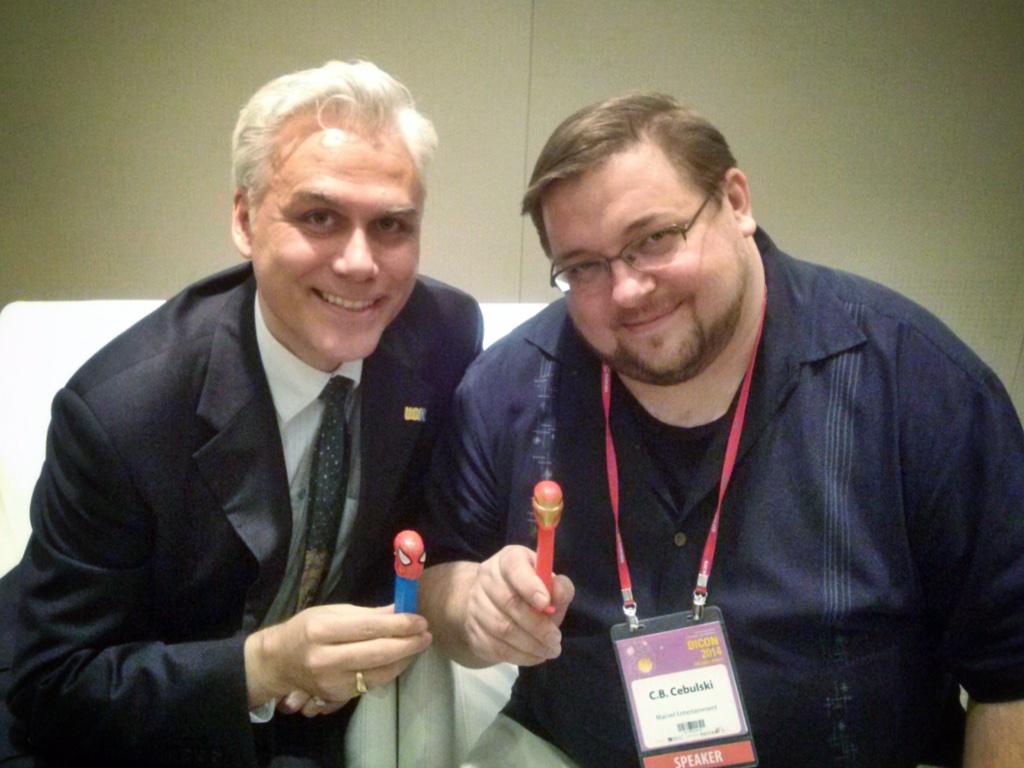 tbsInsideOut's tweet photo. On air now. @CBCebulski from Marvel and Pablo Jordie from Rovio. http://t.co/YPAEcMywzl