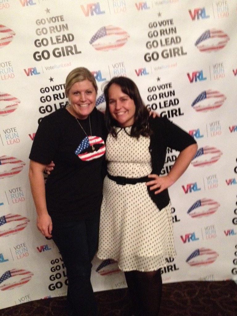 grokey's tweet photo. CO represent! Me and my buddy @FaithKWinter At #gorun2014 @VoteRunLead #fasties http://t.co/lrQSa5CqCi