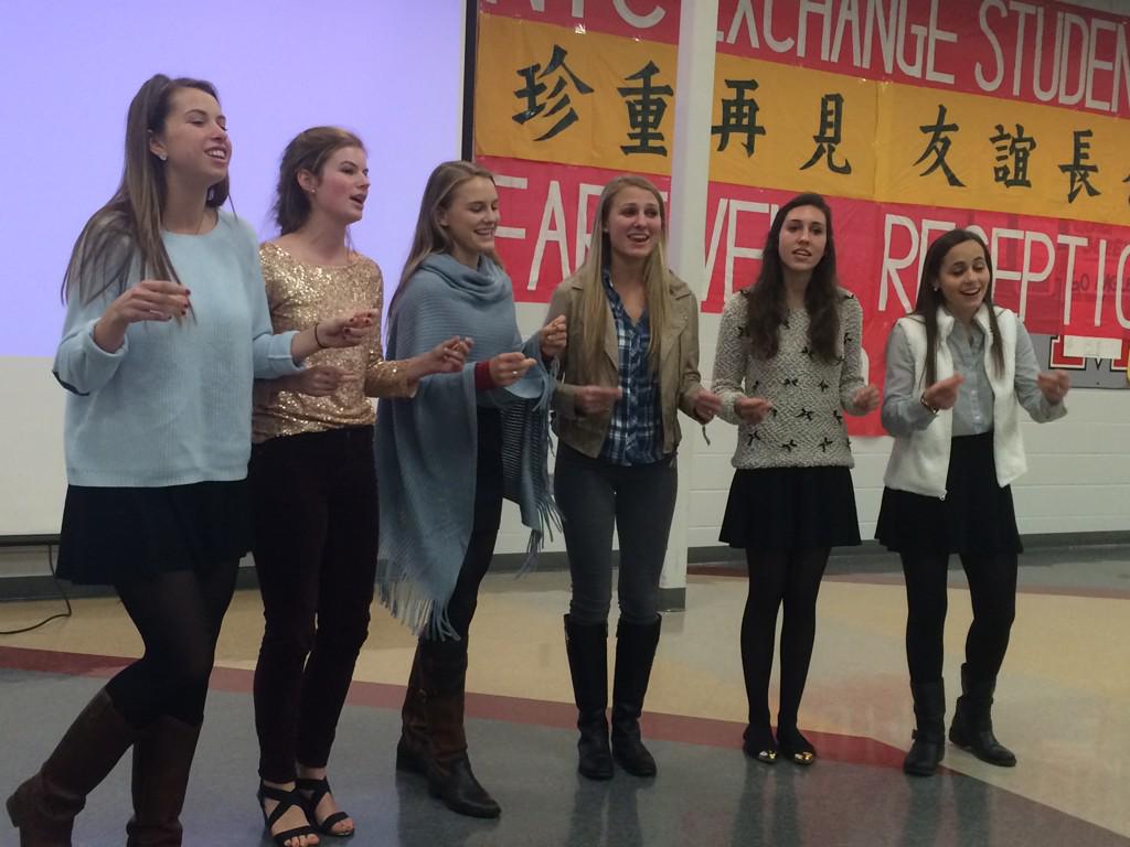 ihevsd's tweet photo. Route 6 performs at the NTC Exchange Student Farewell Reception.  Wow! http://t.co/oGfOqDJE3i