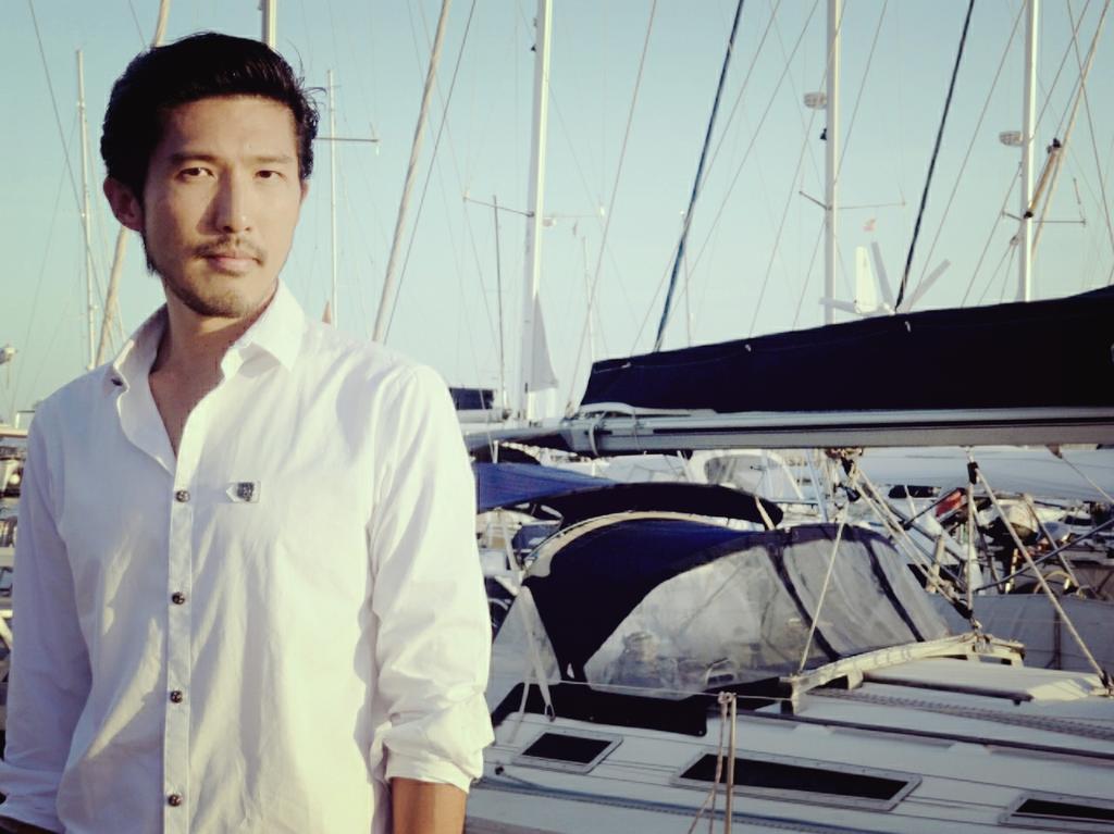 jameskazama's tweet photo. What's better than sailing on beautiful day with a very cool outfit by #deepanger clothes.. Photo by ©Cristina Cuenca http://t.co/U7RhfWCOQO