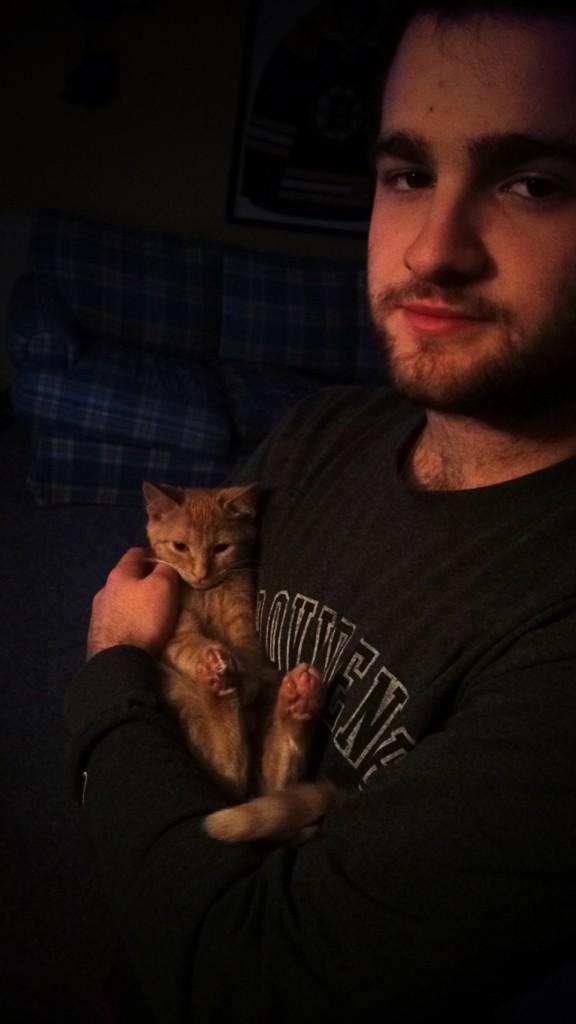 TaeganBard's tweet photo. #almost1yr couldn't be happier being with you and my new little buddy๐โค๏ธ http://t.co/jwqxk03h63