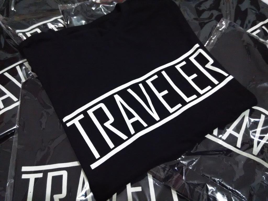 ready stock "TRAVELER" , size S-M-L , price 80k, pin : 51A834FA