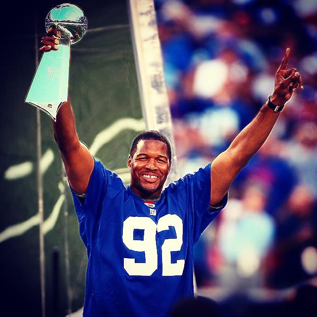 Happy birthday michael strahan     