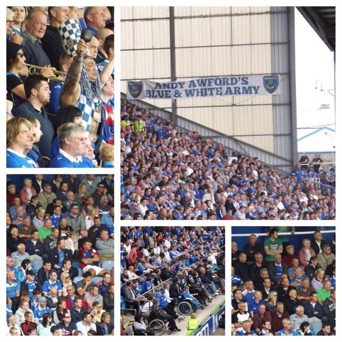 PompeyNewsNow's tweet photo. Andy Awford's Blue & White Army https://t.co/8NGyNAALci #Pompey #PUP #AABAWA #Wallofnoise http://t.co/n12YiV4MXK