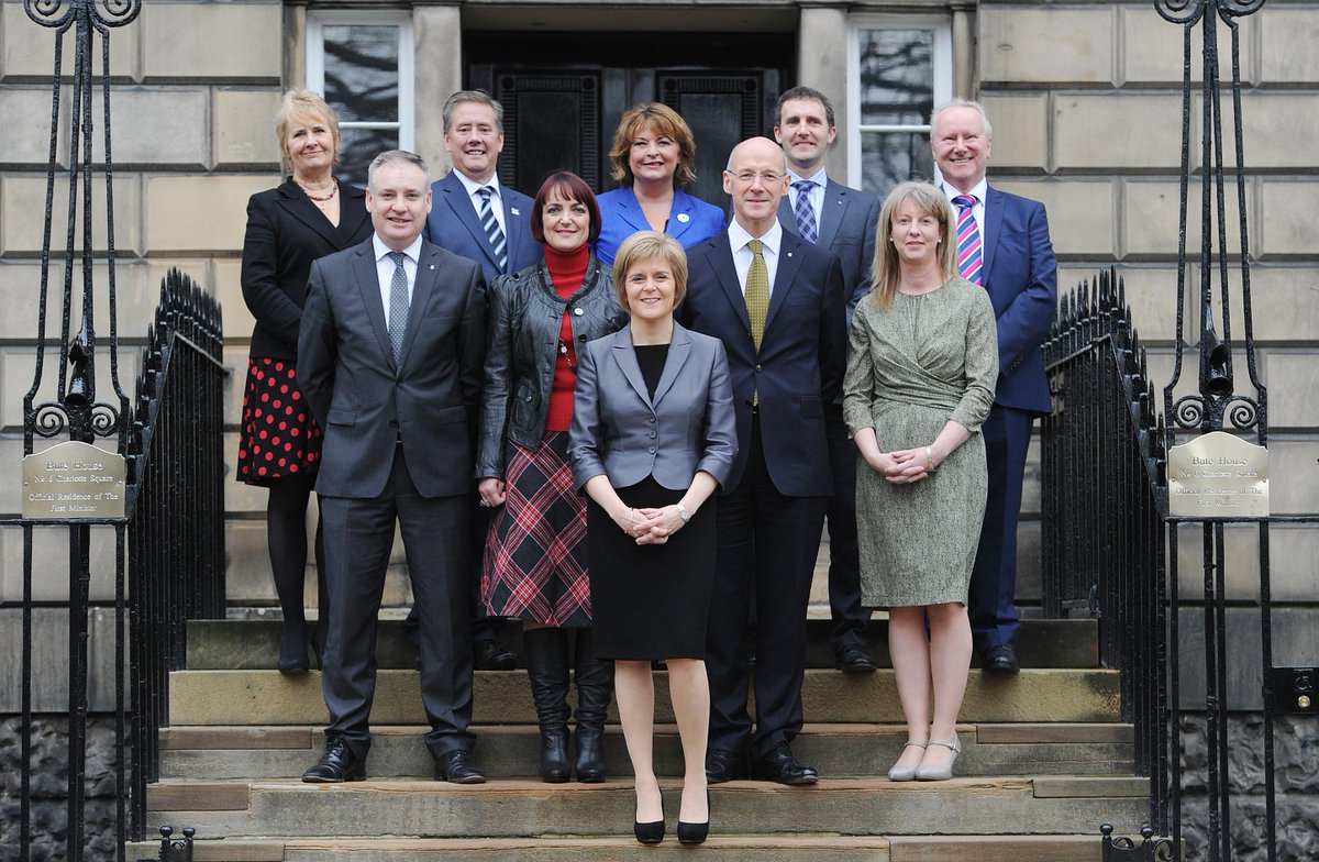 TheScotsman's tweet photo. Nicola Sturgeon has unveiled Scotland’s first Cabinet to have an equal number of men and women
http://t.co/vetm8V3m1V http://t.co/QHsqp76cDi
