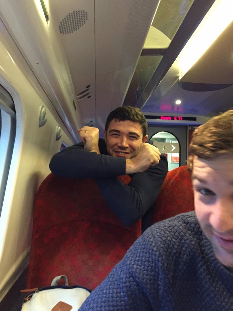 <a href="/chinesedean86/">Daniel Cable</a> on his birthday day trip to Everton <a href="/davidgold/">David Gold</a> #Coyi