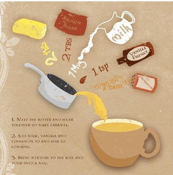 "How to make butterbeer (from Harry Potter): " this is delish!!
