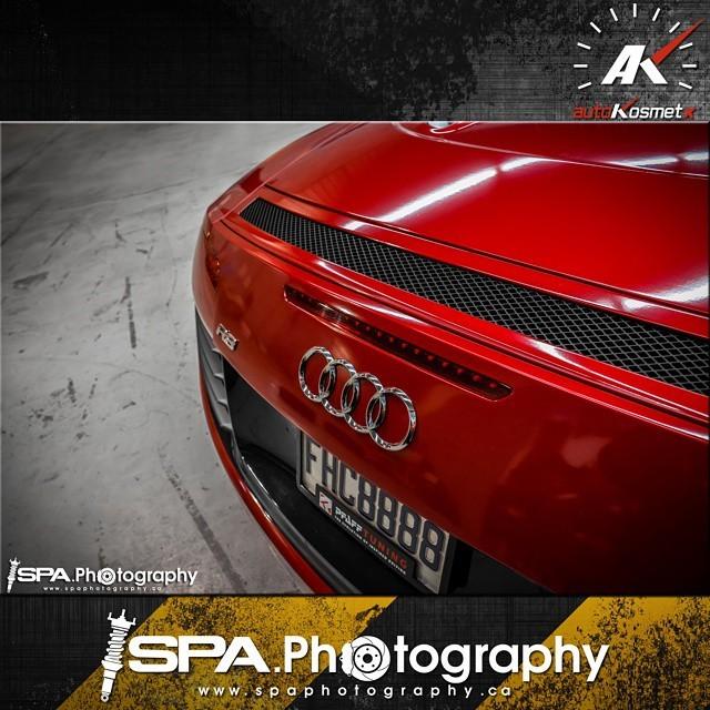 #AutoKosmetX #Audi #Spyder #R8 #AudiR8 #trueblood  #vinylwraps #Arlon #3Mwraps #supremecustoms #jolifilmdistribut...