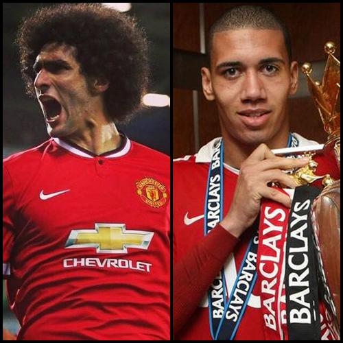 Happy Birthday !! Marouane Fellaini (27 tahun) & Chris Smalling (25 tahun).. 