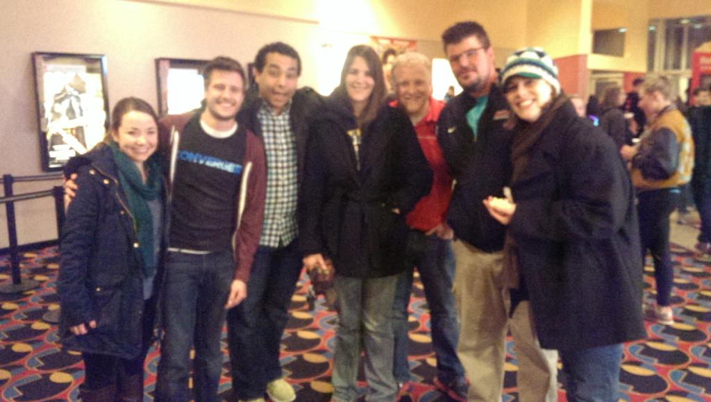 TheRealConverge's tweet photo. Thanks from all the leaders for coming to the @TheHungerGames movie tonight!  We'll see you Sunday night! #converging http://t.co/M0I8Sv5hSA
