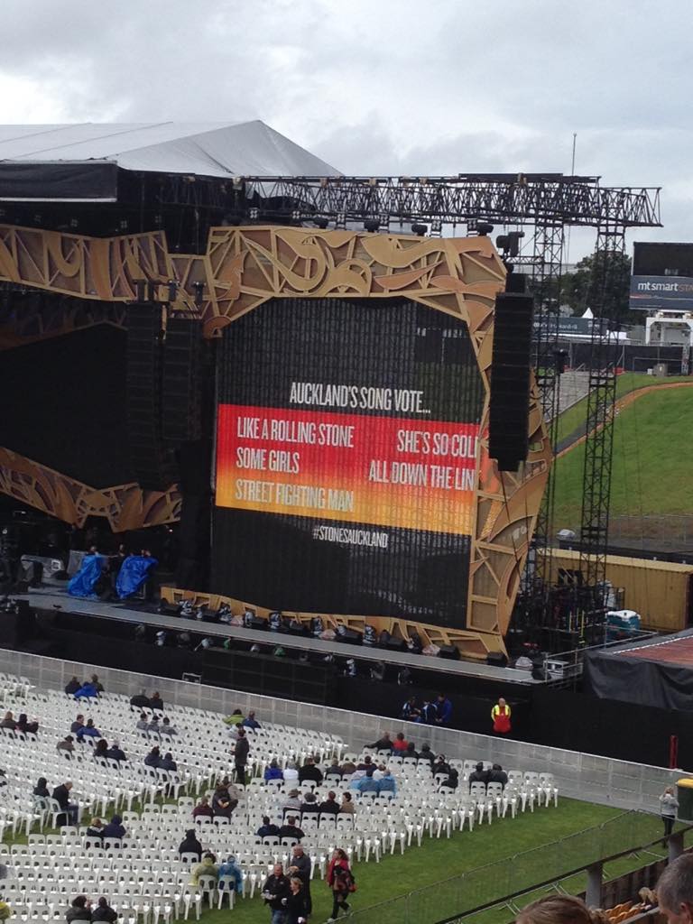nzhillfran's tweet photo. #StonesAuckland Some Girls all day mate, only choice #somegirls http://t.co/VOaXJceq9p