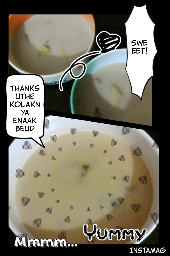 #hatisenang itu ketika pulang kerja lagi lapar tanggung eh ada kiriman kolak manis semanis akooh dari depan rumah :)