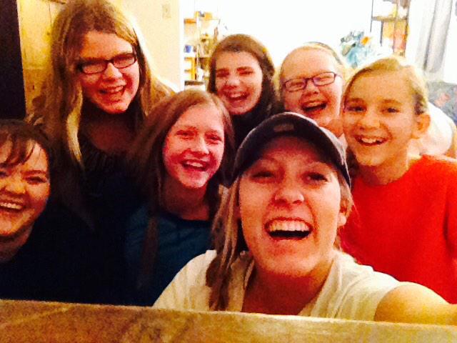 toClaire_ify's tweet photo. Never thought hanging out with 7th grade girls could be so fun! "Be holy because I am holy" #Strive #dnow2014 http://t.co/a72tyESL9M