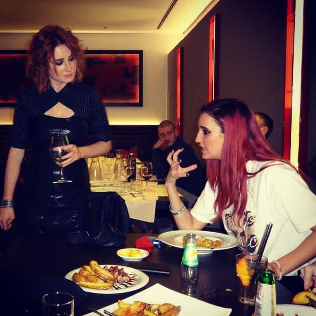 JazminRvr's tweet photo. Noemi Smorra and I in Rome #noemismorra #musica #roma #rome #music #italia #italy #auditorium #restaurant #ristor... http://t.co/Mb5JQZlKyd