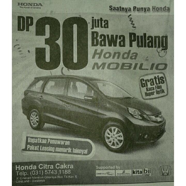 putridhinar's tweet photo. Yuhu promo super guys di dealer honda citra cakra. Get it fast (contact person: danny kusuma, pin bb: 237b7c73) http://t.co/Qo8EMNo7tC