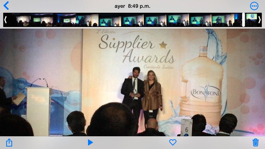 Mi Premio de Envasadoras de Aguas "Danone" a CHG-Meridian financiamiento estratégico