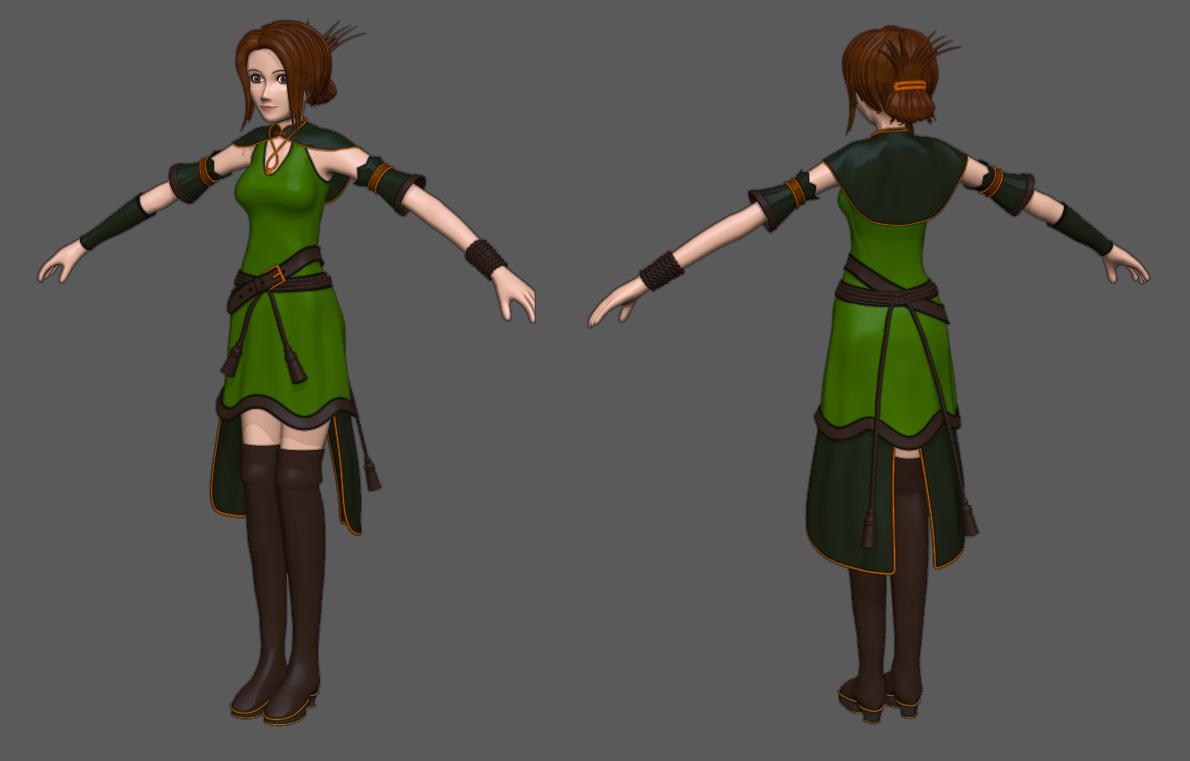 AveloniaGame's tweet photo. Working on another character on this fine saturday! #screenshotsaturday #WIP #Mooooooooo http://t.co/2pO2I7FDHJ