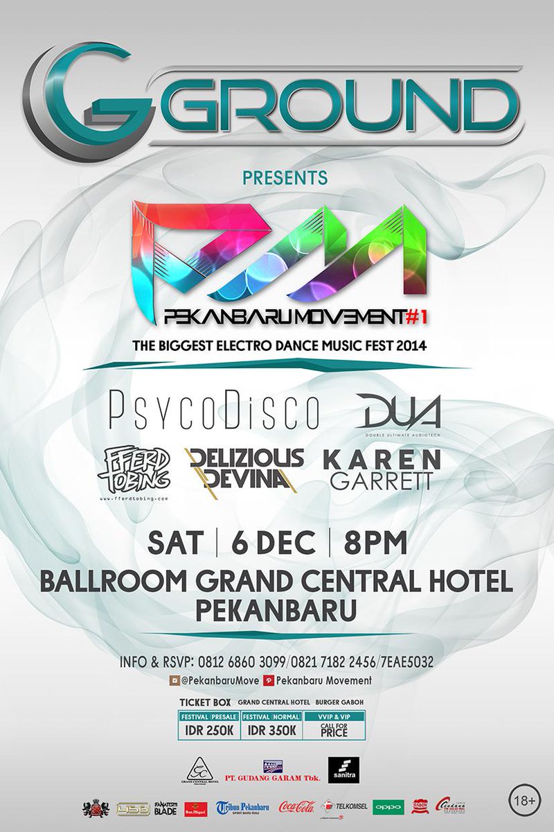 PEKANBARU MOVEMENT 06 Dec'14 with @Devina1945MF <a href="/SoviaKaren/">Karen Garrett</a> @ikmaltobing <a href="/FFerdTobing/">Fferd Tobing</a> <a href="/DUA_Official/">D.U.A</a> #eventpku #edm
