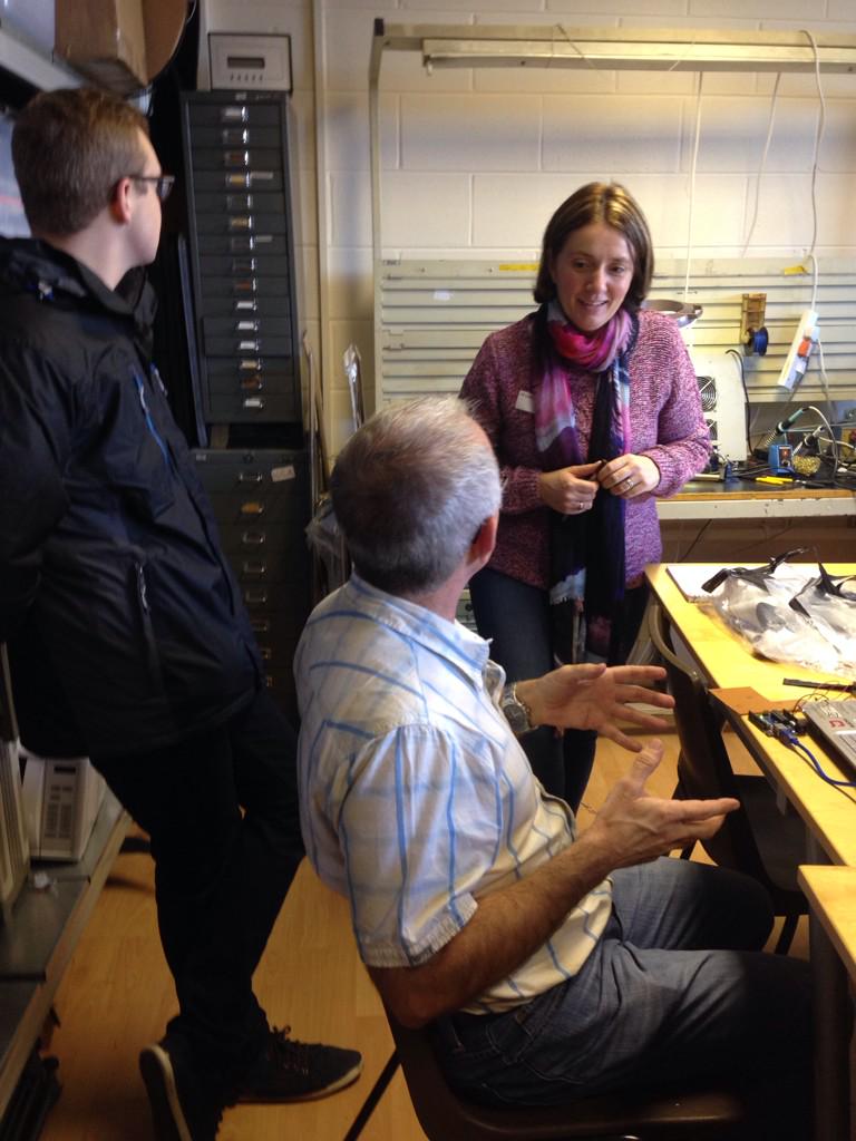 DawnHewitson's tweet photo. @EHU_SecPGCE @Activ8Thinking with #PGCE_CS&iT computing wearables day in #DoESliverpool really innovative ideas http://t.co/9cRbKEoei5