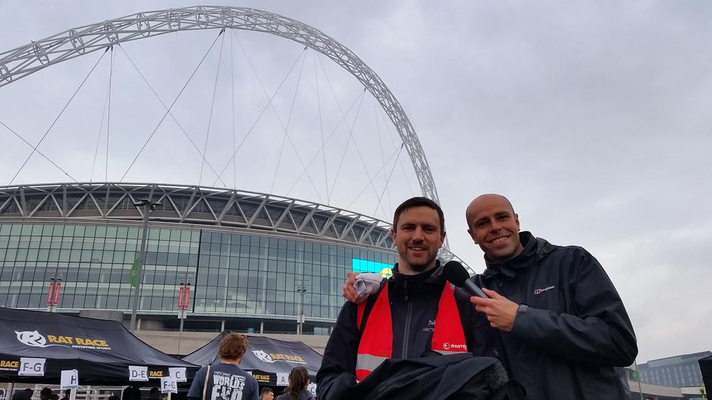 DeanMacey's tweet photo. Filming at Wembley all day for the Survival Of The Fittest. Good luck everyone taking part. #gohardorgohome http://t.co/jxCXb32I53