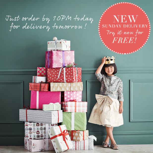 Try our new SUNDAY delivery service for FREE! Just order by 10PM today for delivery tomorrow! next.co.uk