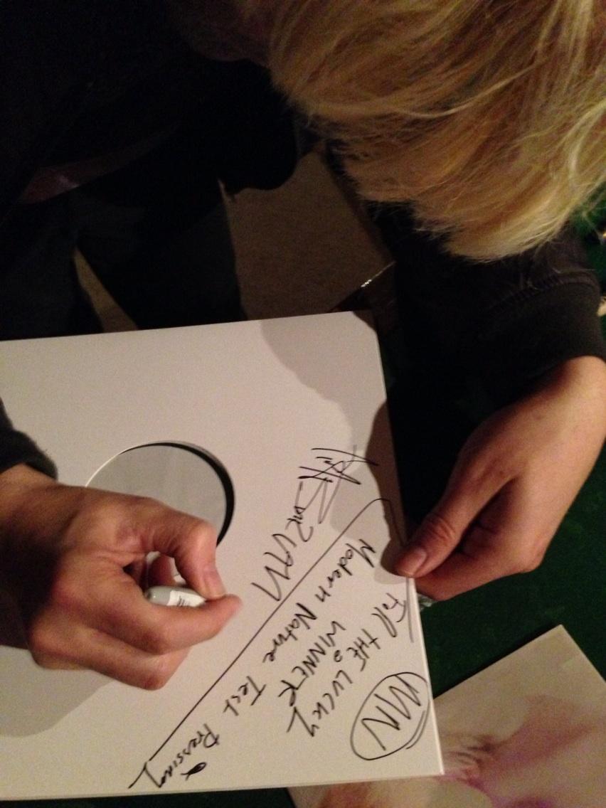 Tim_Burgess's tweet photo. RT to win. Modern Nature signed test pressing. Pre-order album with bonus CD http://t.co/UsqWFXvLZw Winner 10pm Fri x http://t.co/hSTncNMtLg