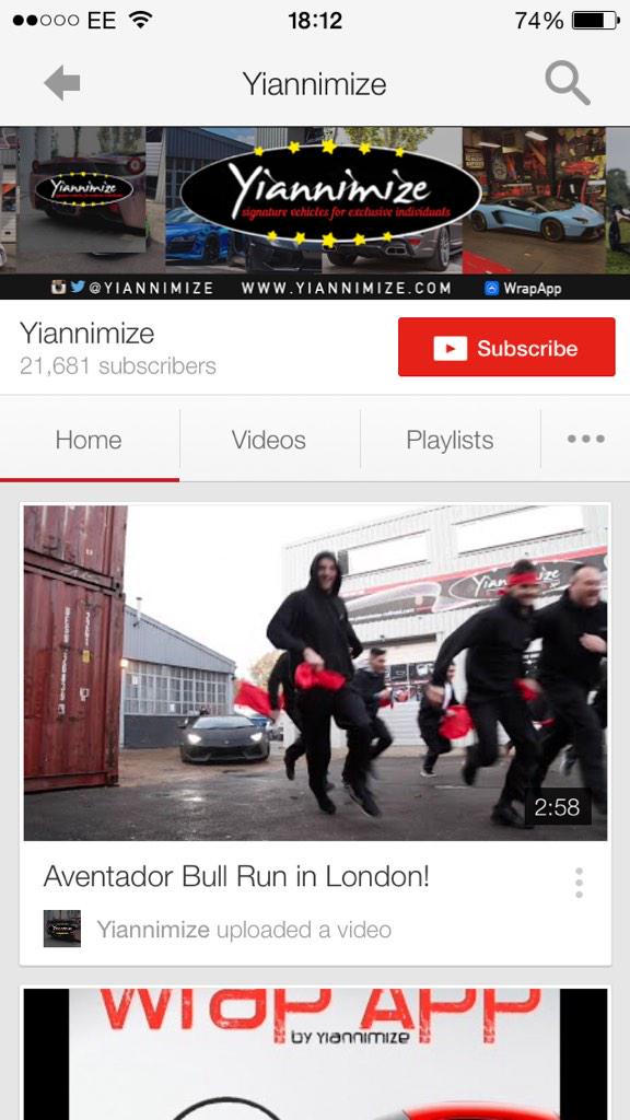 yiannimize's tweet photo. Lambo bull run and download #WrapApp for a chance to win a free wrap. http://t.co/ISzVCux9N6 #yiannimize http://t.co/NiSS2bRwe3