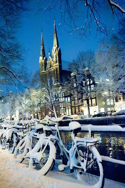 Invierno en Amsterdam.