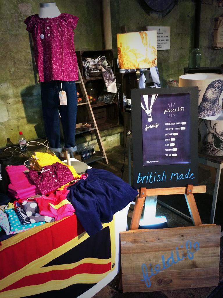 fieldnotebook's tweet photo. Fieldlife 'popping up' in Salisbury today! British made children's clothes #Christmas #fair #madeinbritain http://t.co/ej1h2J6UnJ