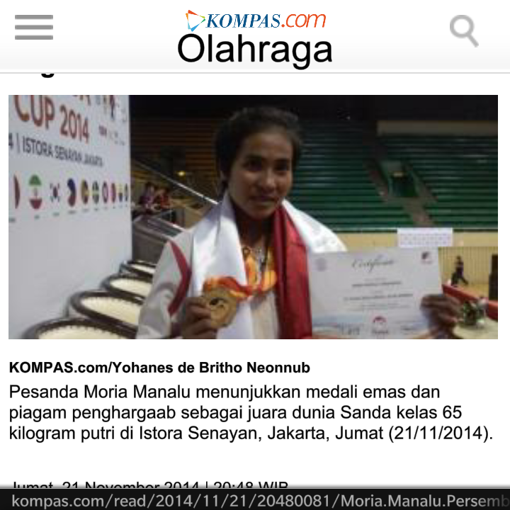 INDONESIAinLOVE's tweet photo. Indonesia Juara Dunia Wushu! :  Terimakasih Moria Manalu Persembahkan Emas bagi Indonesia http://t.co/BISiVWC9Z4