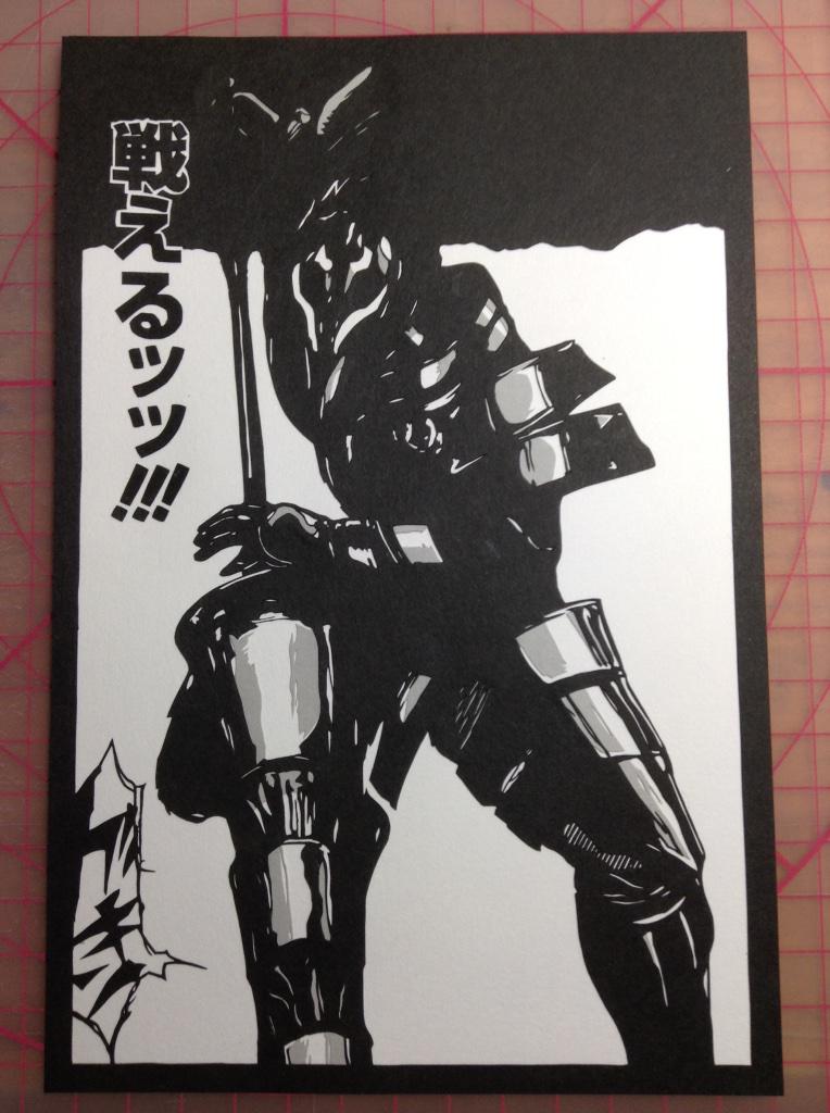時松 Sur Twitter アラタのクインケを着た亜門さん完成 画像粗すぎて上側はだいぶごまかしました W 切り絵 東京喰種 亜門鋼太郎 Http T Co Ooace1ro4b