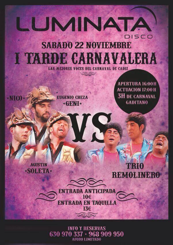 ESTA TARDE 17h Trío Remolinero, Nico, Geni y <a href="/AgustinZoleta/">Agustin zoleta</a> en Disco Luminata en Murcia (I): lavidaal3x4.es/events/trio-re…