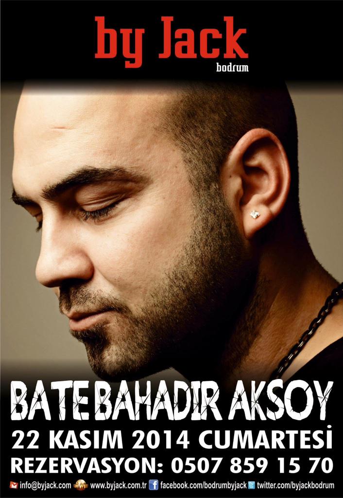 BateBahadirFan's tweet photo. Bu gece saat 00:00'da @byJackBodrum sahnesinde buluşmak üzere... ;) @BateAksoy http://t.co/PTNqr71RUN