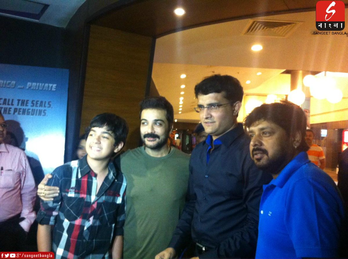ForceMovie2014's tweet photo. Watch out @SGanguly99 wid @prosenjitbumba in d special screening of #Force in TR today 6:00pm on @SangeetBangla http://t.co/Gr6gQA2lwu